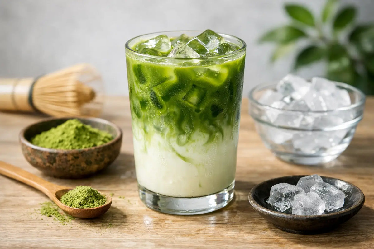 Hvad er iced matcha? Smag, matcha og is