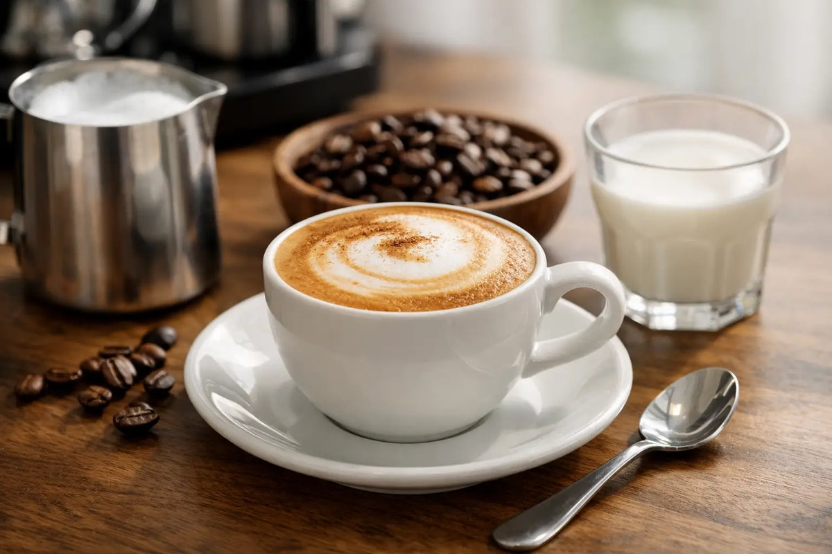Hvad er cappuccino kaffe? Smag, mælk og skum