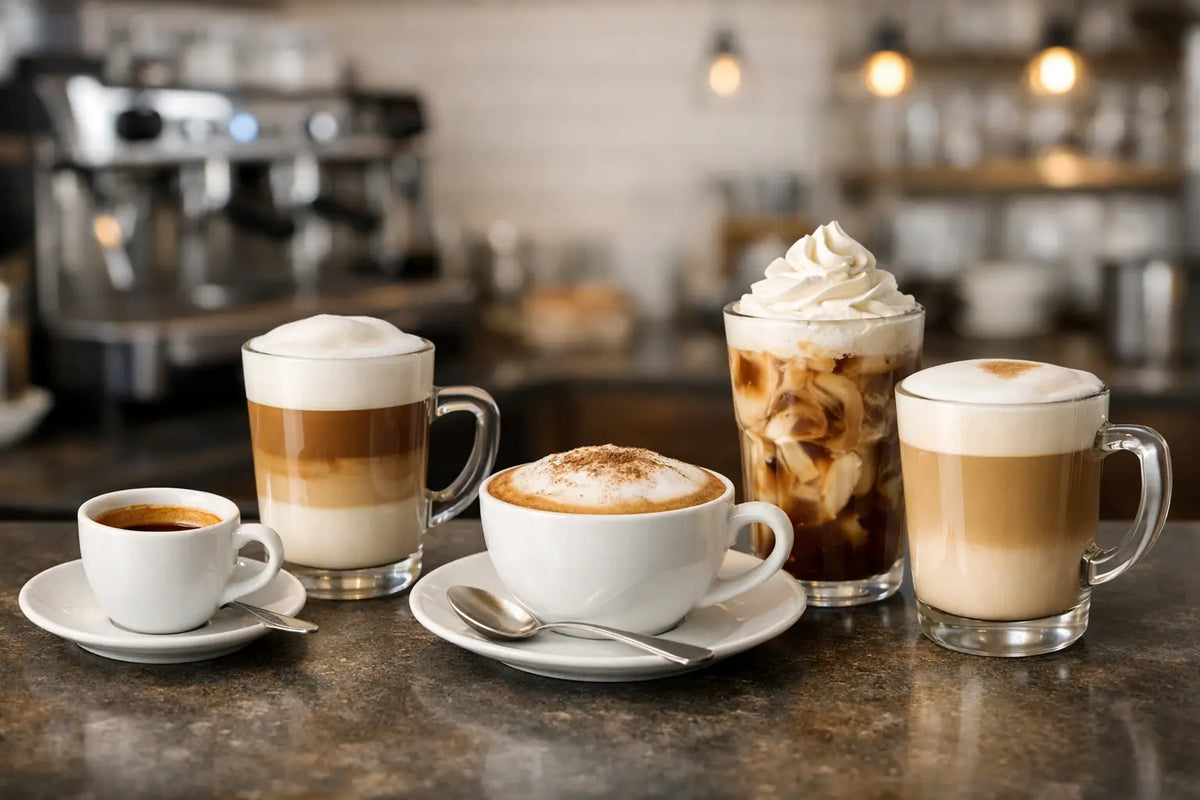 Guide til populære kaffetyper på caféen