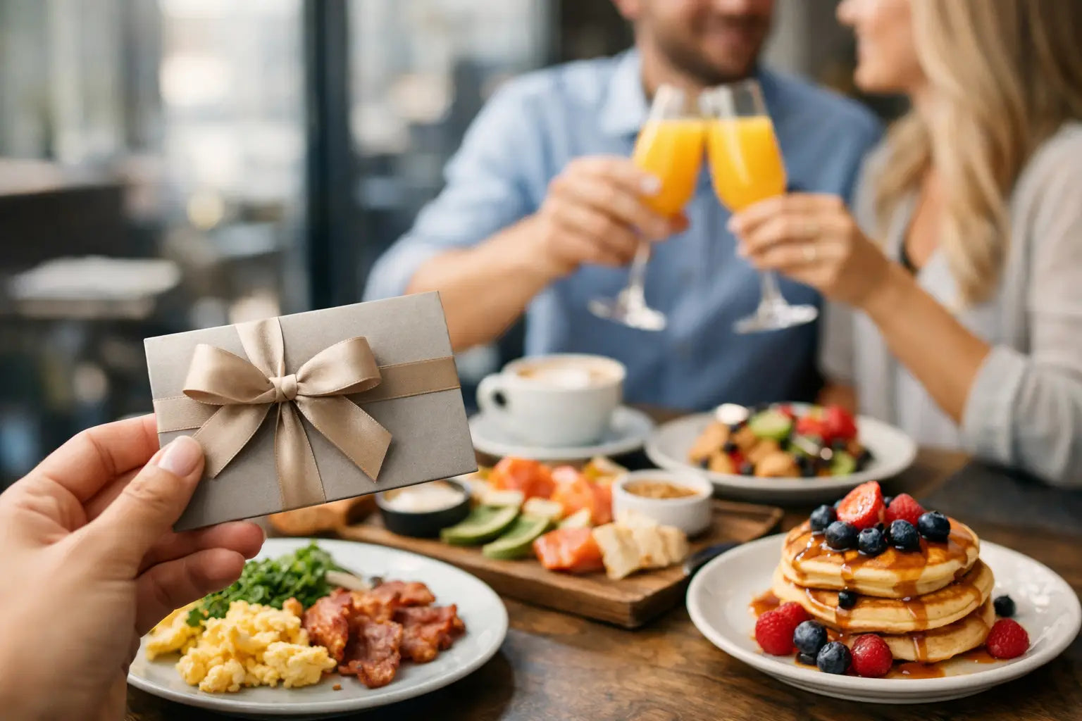 Gavekort til brunch der faktisk bliver brugt