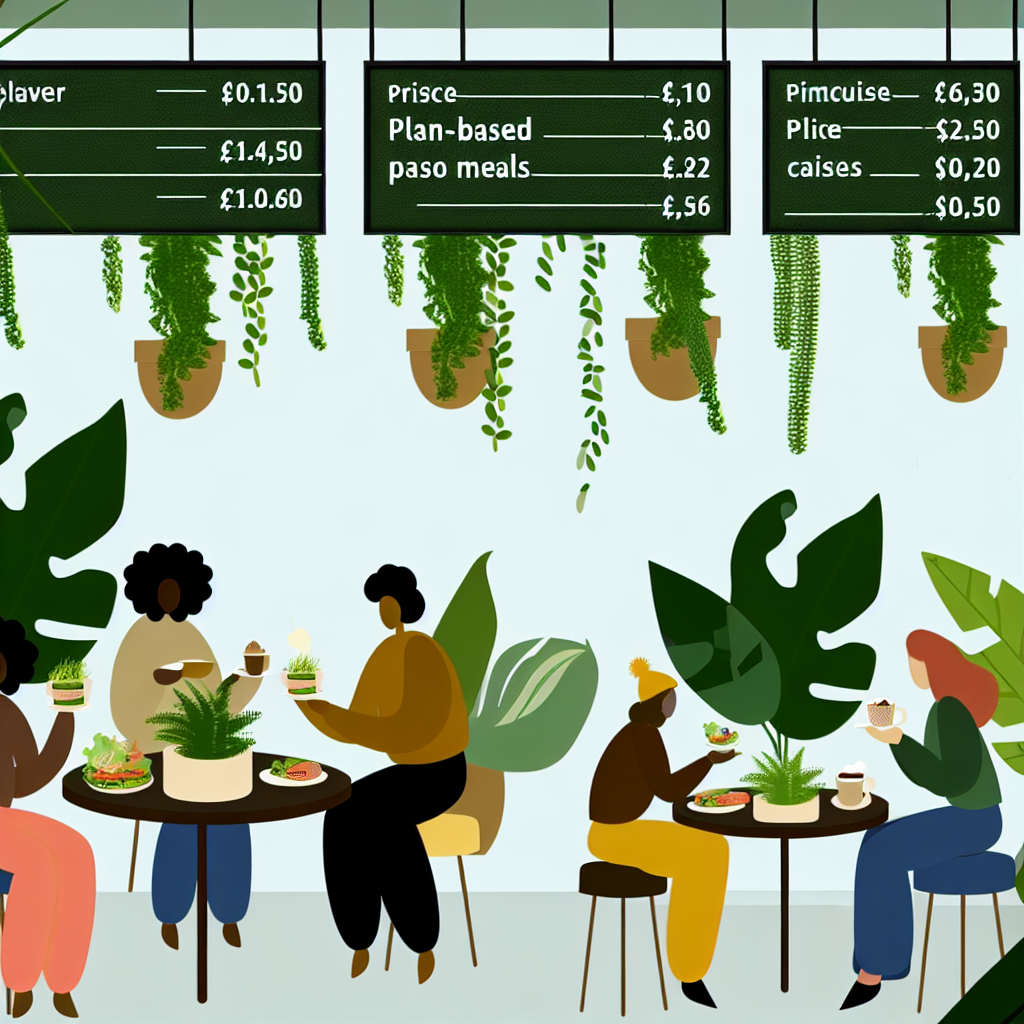 Er plantebaseret mad dyrere på caféer?