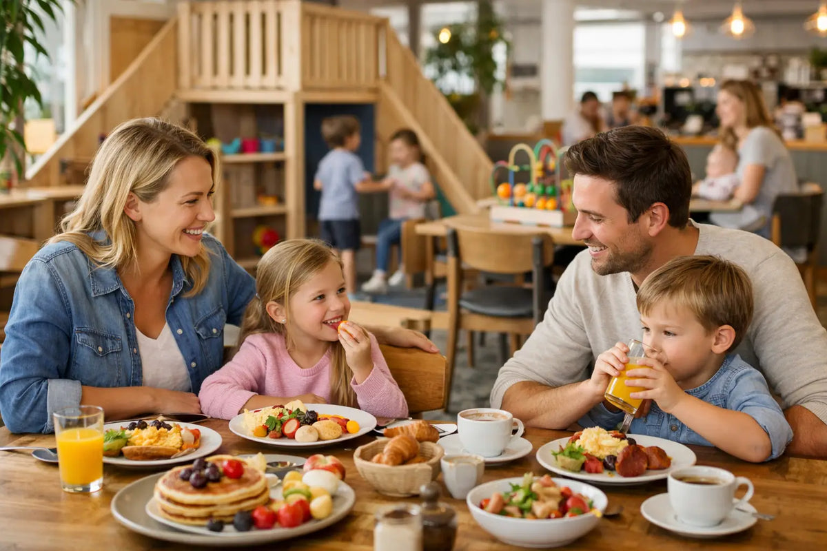 Børnevenlig brunch cafe med plads til hele familien