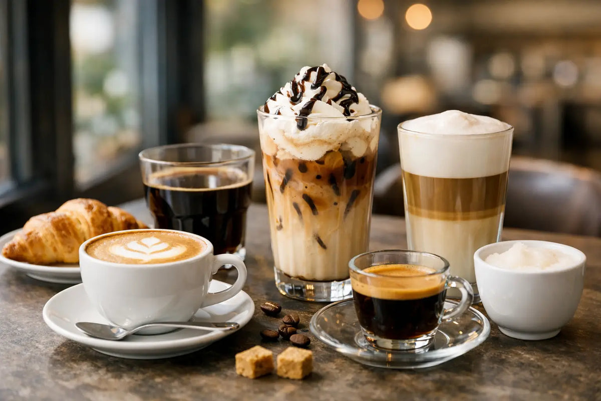 Bedste kaffevarianter på cafe til din næste pause