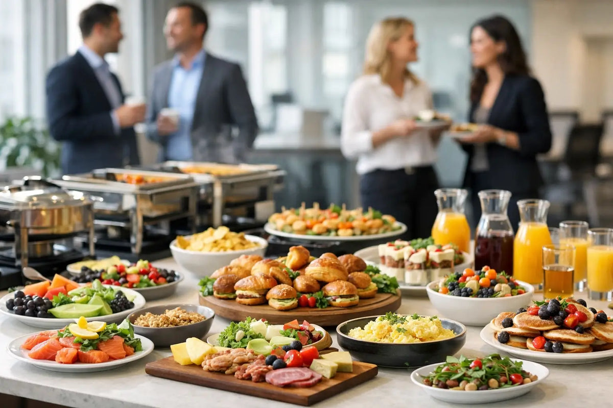Firmafrokost og brunch catering, der rammer