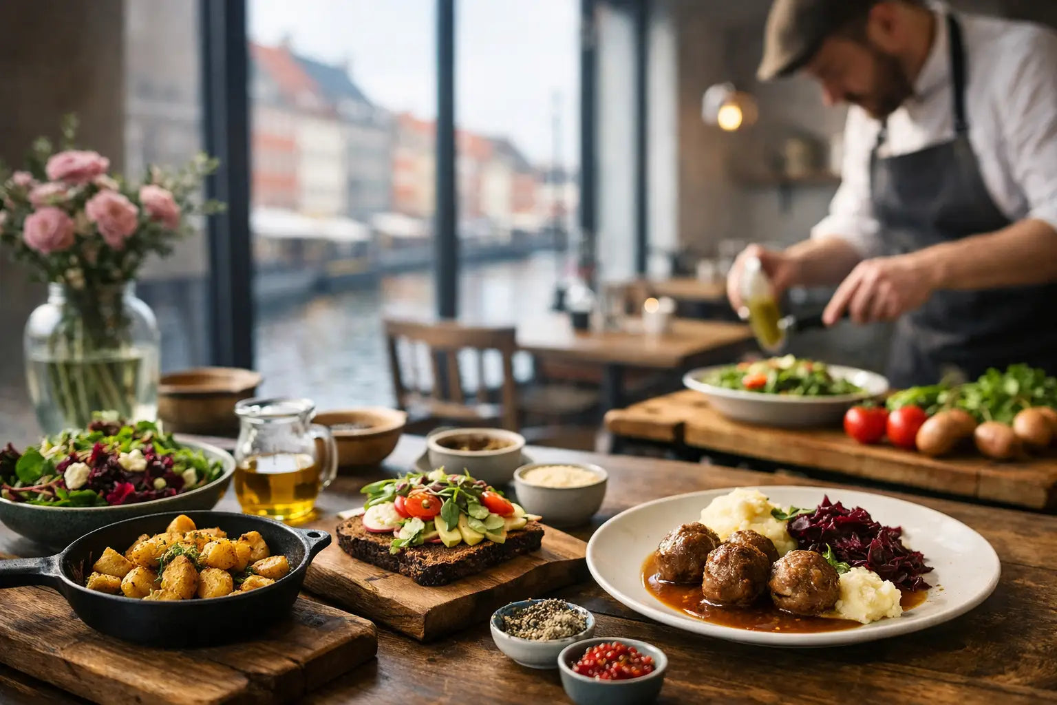 Hjemmelavet mad fra bunden cafe i København