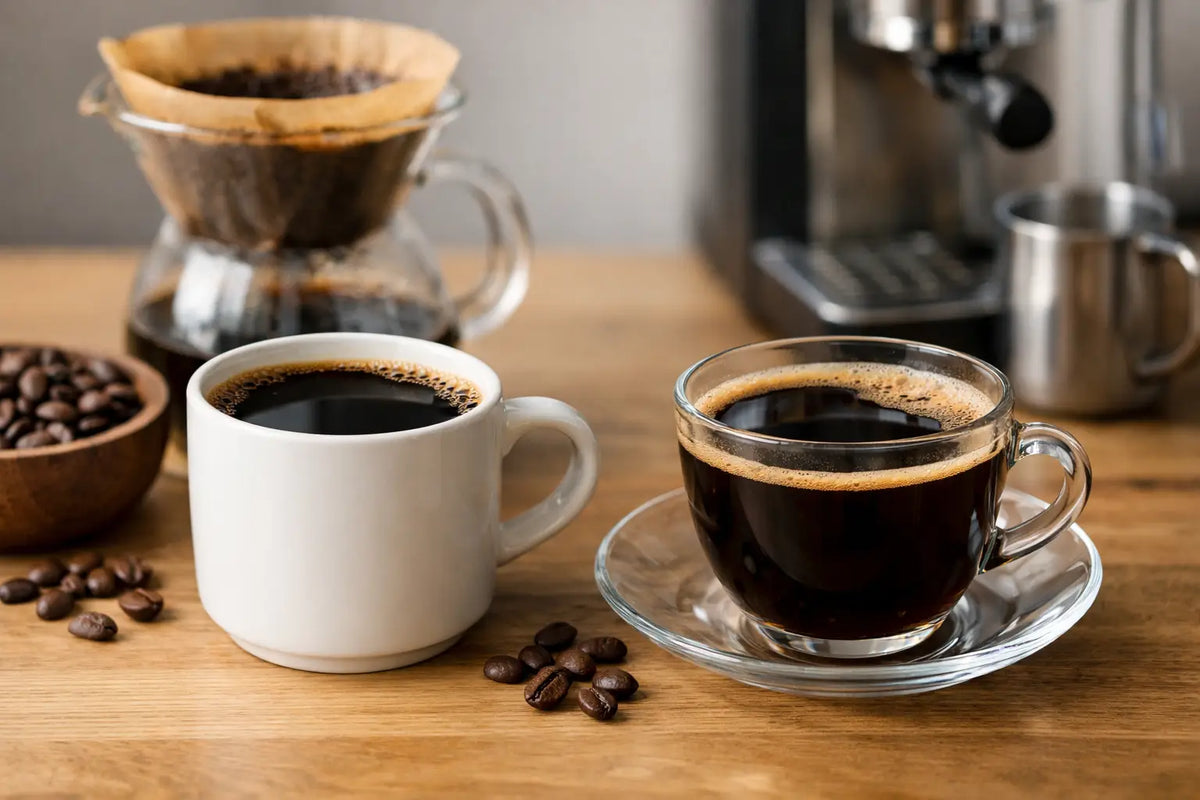 Filterkaffe vs americano: Hvad smager bedst?